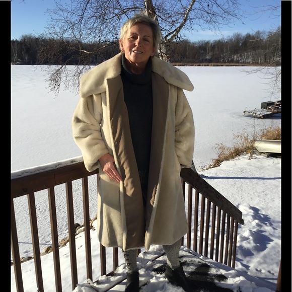 Jackets & Blazers - One of a kind Custom made faux fur coat